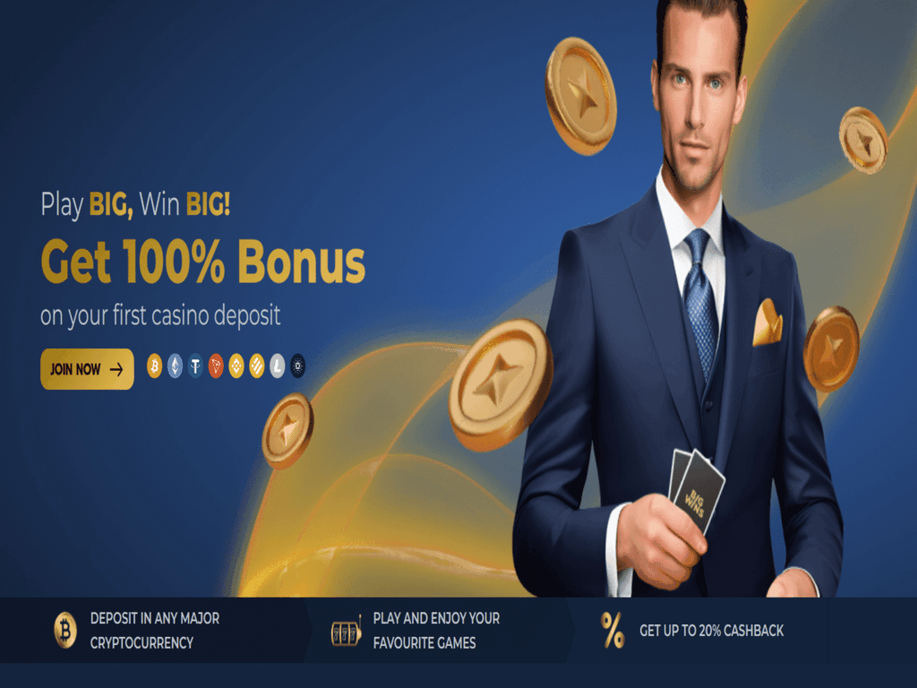 BigWins Online casino cashback enhances up to 20%